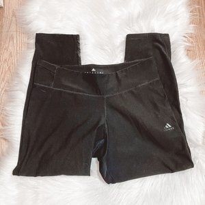 Adidas Black Climalite 3/4 Leggings With Pocket
